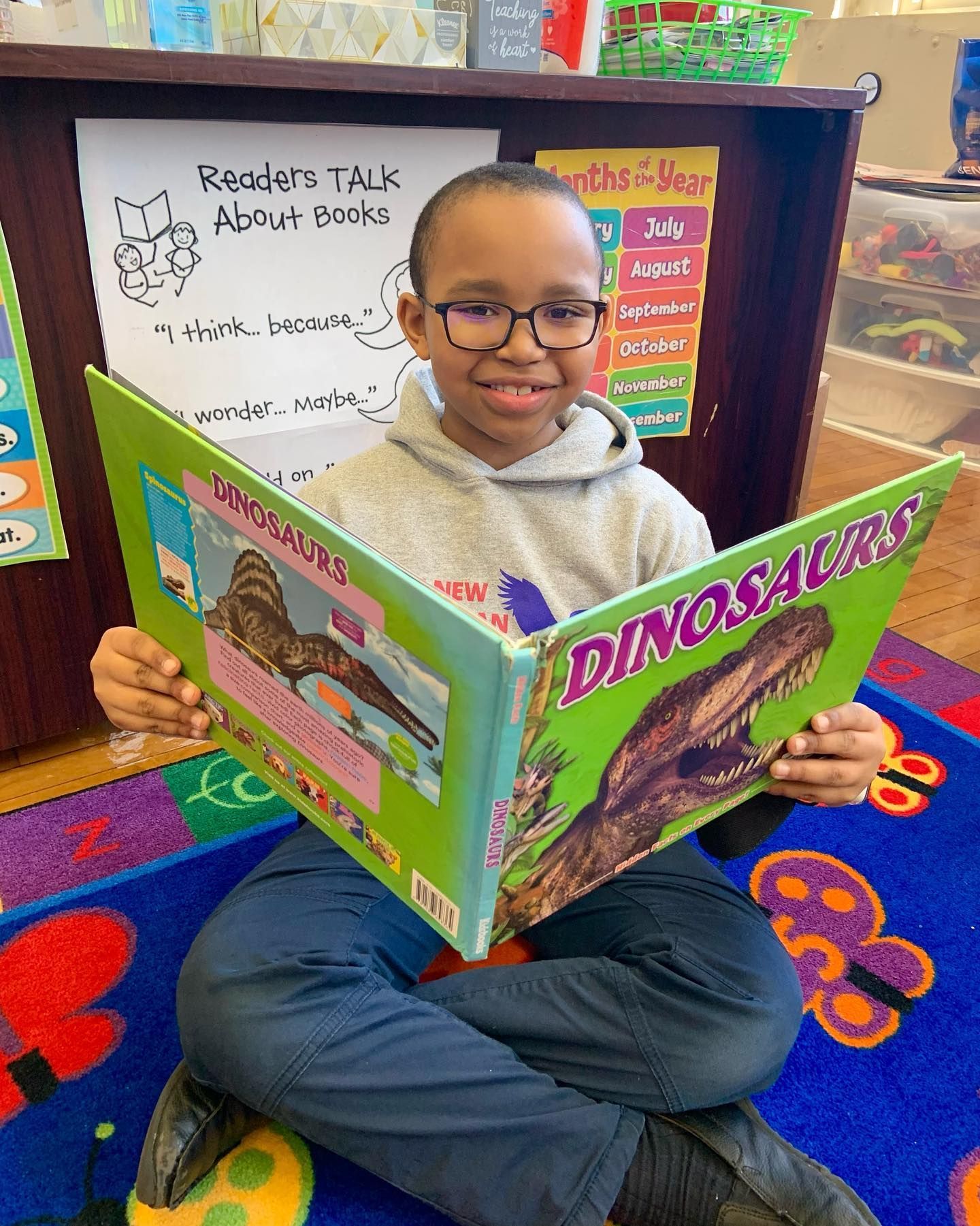 A TNAACS student reading in class